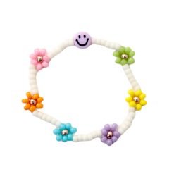 LOVEissue_bracelet_daisy_elastic_smiley_rainbow_T1