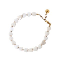 LOVEissue bracelet schelp hartjes T3