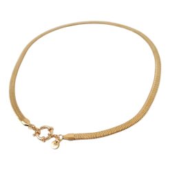 Necklace | Gold serpent