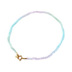 Necklace | Color tri blue/lila
