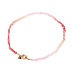 Necklace | Color tri pink/red