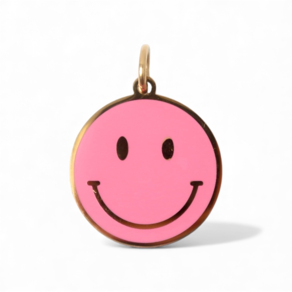 Charm | Big smiley pink