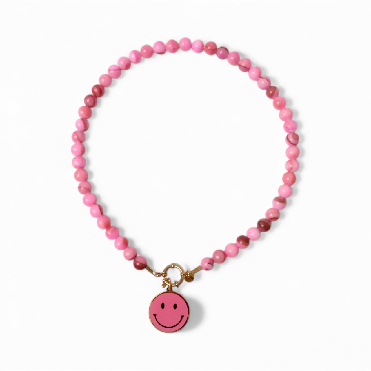 Necklace | Necklace pink beads