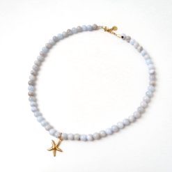 Necklace | Softblue starfish