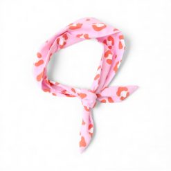 Twilly scarf | Pink leopard