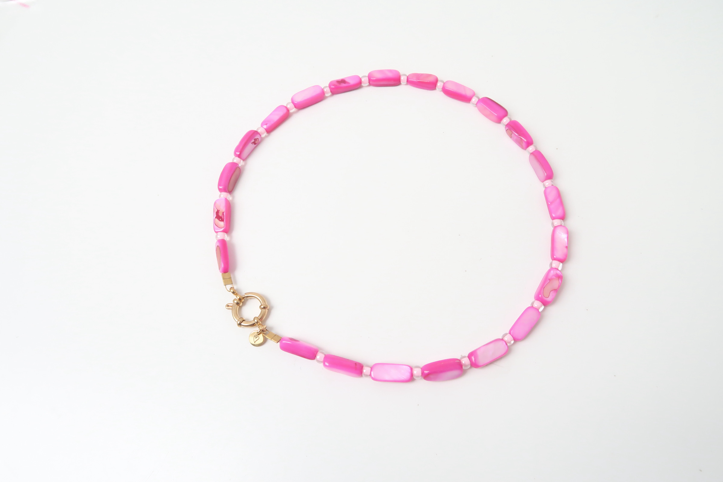 Necklace | Shell fuchsia