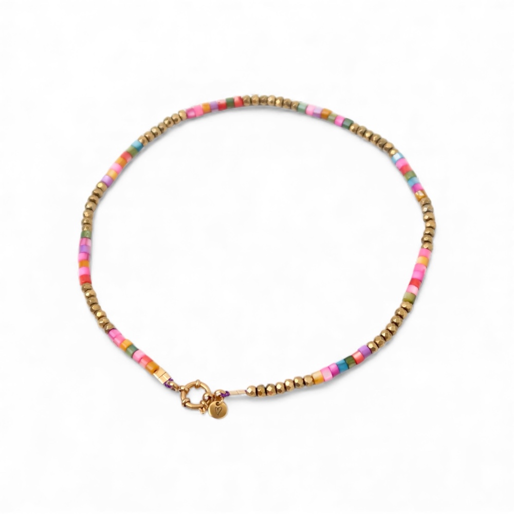 Necklace | Necklace colorful hermatite